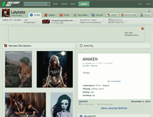 Tablet Screenshot of lulylulzz.deviantart.com