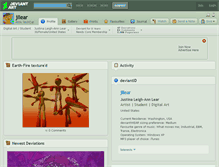 Tablet Screenshot of jllear.deviantart.com