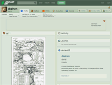 Tablet Screenshot of dkainen.deviantart.com