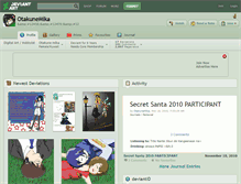 Tablet Screenshot of otakunemika.deviantart.com