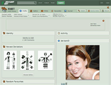Tablet Screenshot of kidd.deviantart.com