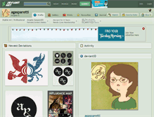 Tablet Screenshot of agasparetti.deviantart.com