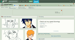 Desktop Screenshot of animefreak32.deviantart.com