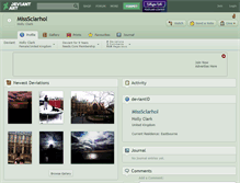 Tablet Screenshot of misssclarhol.deviantart.com