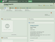 Tablet Screenshot of omega-smut101.deviantart.com
