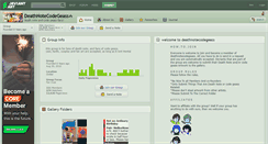 Desktop Screenshot of deathnotecodegeass.deviantart.com