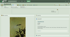 Desktop Screenshot of miyublackcat.deviantart.com