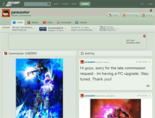 Tablet Screenshot of paneseeker.deviantart.com