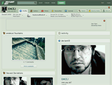 Tablet Screenshot of emcej.deviantart.com