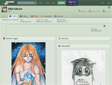 Tablet Screenshot of mika-sakura.deviantart.com
