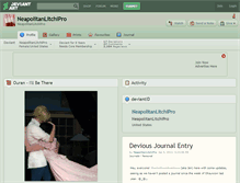 Tablet Screenshot of neapolitanlitchipro.deviantart.com