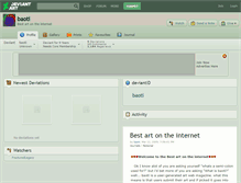 Tablet Screenshot of baoti.deviantart.com