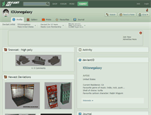 Tablet Screenshot of iouonegalaxy.deviantart.com
