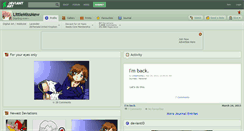 Desktop Screenshot of littlemissmew.deviantart.com