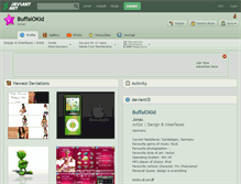 Tablet Screenshot of buffalokid.deviantart.com
