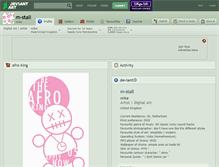 Tablet Screenshot of m-stall.deviantart.com