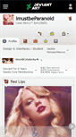 Mobile Screenshot of imustbeparanoid.deviantart.com