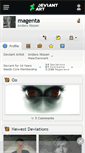 Mobile Screenshot of magenta.deviantart.com