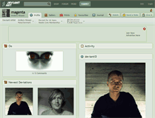 Tablet Screenshot of magenta.deviantart.com