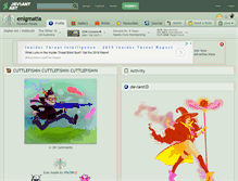 Tablet Screenshot of enigmatia.deviantart.com