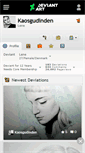 Mobile Screenshot of kaosgudinden.deviantart.com