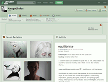 Tablet Screenshot of kaosgudinden.deviantart.com