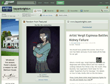 Tablet Screenshot of bayanknights.deviantart.com