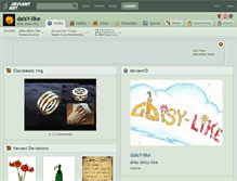 Tablet Screenshot of daisy-like.deviantart.com