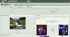 Desktop Screenshot of costelino.deviantart.com