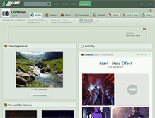Tablet Screenshot of costelino.deviantart.com