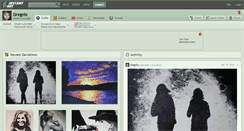 Desktop Screenshot of gregnix.deviantart.com