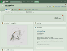 Tablet Screenshot of kathysgallery.deviantart.com
