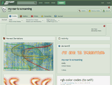 Tablet Screenshot of my-ear-is-screaming.deviantart.com