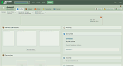 Desktop Screenshot of dweezil.deviantart.com