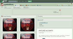 Desktop Screenshot of crystalzadrlover.deviantart.com