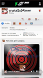Mobile Screenshot of crystalzadrlover.deviantart.com
