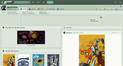 Desktop Screenshot of jackgrimm.deviantart.com