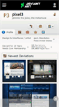Mobile Screenshot of pixel3.deviantart.com