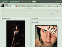 Tablet Screenshot of fielle-.deviantart.com
