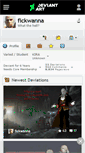 Mobile Screenshot of fickwanna.deviantart.com