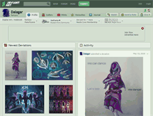 Tablet Screenshot of dalagar.deviantart.com