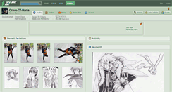 Desktop Screenshot of grave-of-maria.deviantart.com