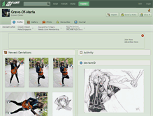 Tablet Screenshot of grave-of-maria.deviantart.com