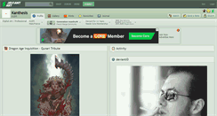 Desktop Screenshot of kanthesis.deviantart.com