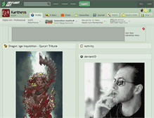 Tablet Screenshot of kanthesis.deviantart.com