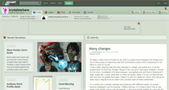 Desktop Screenshot of krystalstarbane.deviantart.com