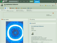 Tablet Screenshot of an-autheress-unknown.deviantart.com
