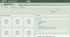 Desktop Screenshot of cobrabladestrike.deviantart.com