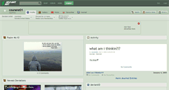 Desktop Screenshot of courane01.deviantart.com