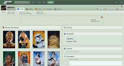Desktop Screenshot of labancz.deviantart.com